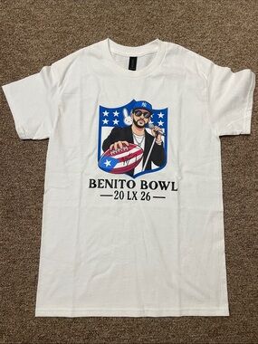 Bad bunny Tee Short sleeve Size S